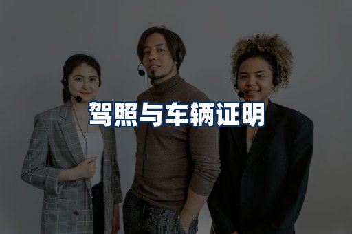 车辆证明展示